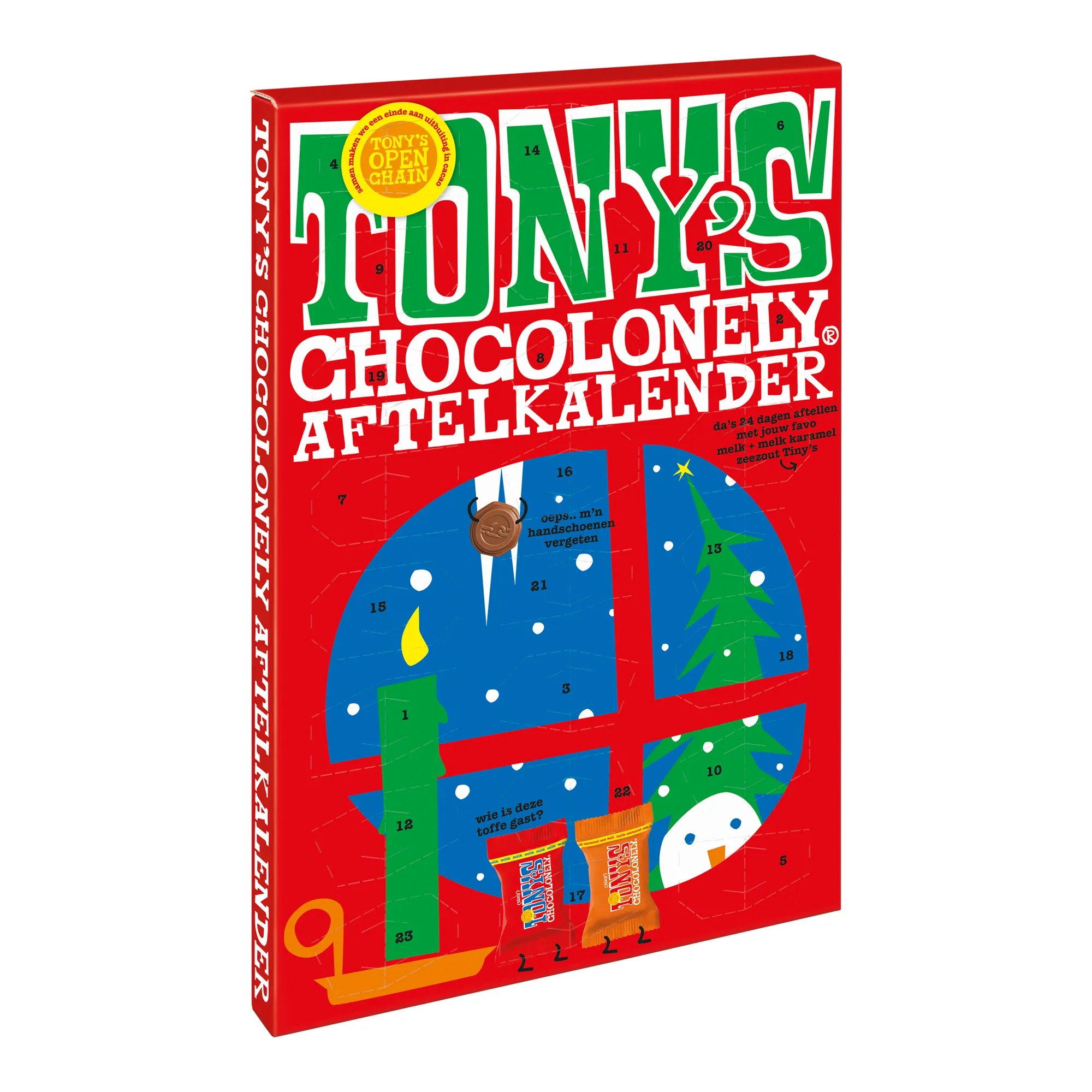 Tony's Chocolonely Aftelkalender Klein (7x 216g)
