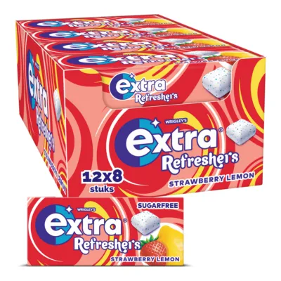 Extra Refreshers Strawberry Lemon (12x 18g)