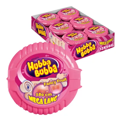 Hubba Bubba Tape Fancy Fruit (12x 56g)