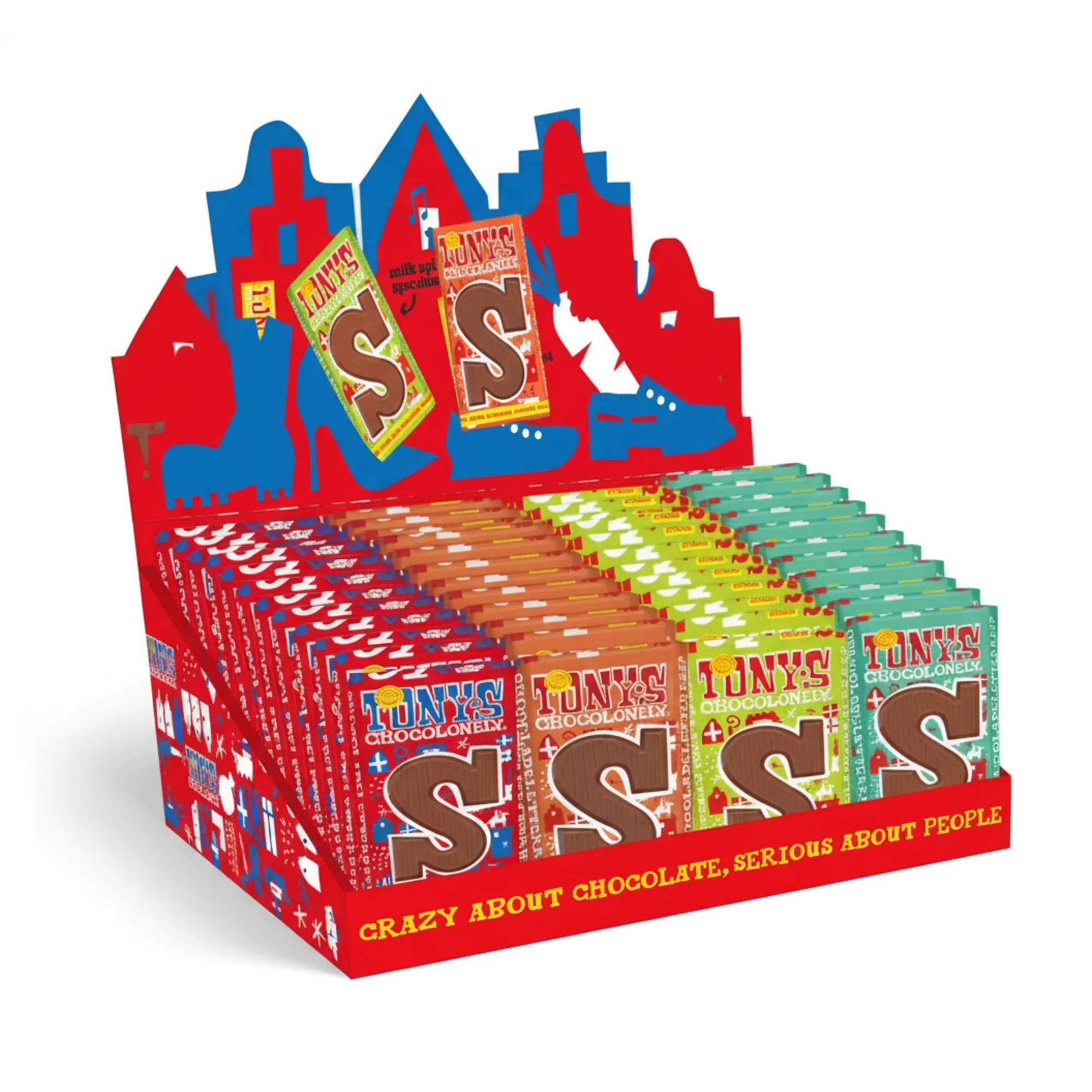 Tonys Counterdisplay S-letters (60x 180g)