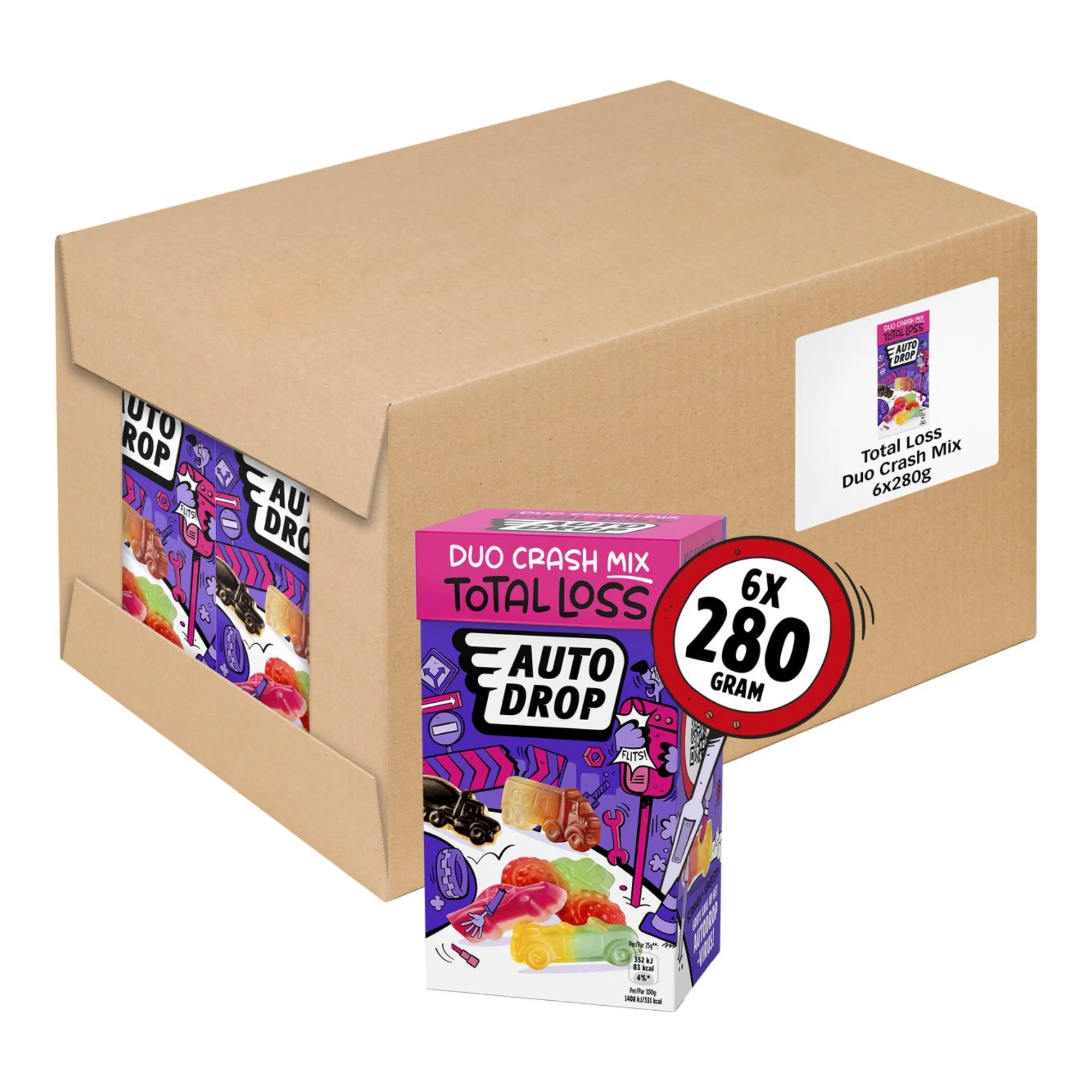 Autodrop Total Loss Doorgedraaide Duo Mix (6x 280gr)