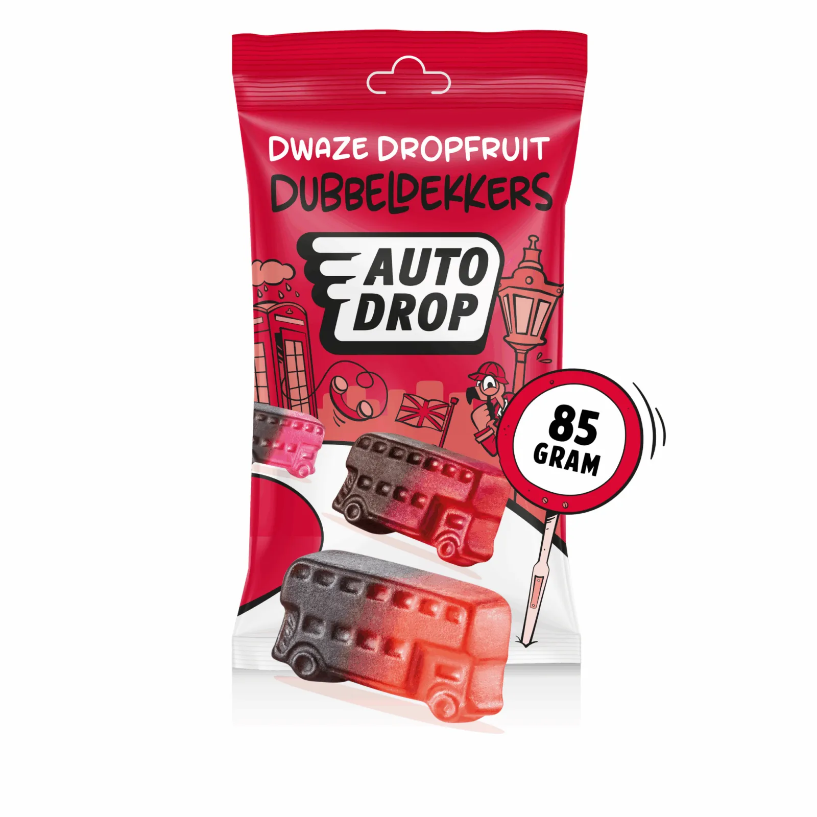 Autodrop snackpack dubbeldekkers (16x 85gr)
