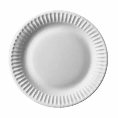 Borden Rond Karton wit 15cm (100 stuks)