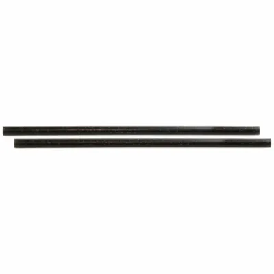 Drinkrietje Zwart Cellulose 24 cm (100 stuks)