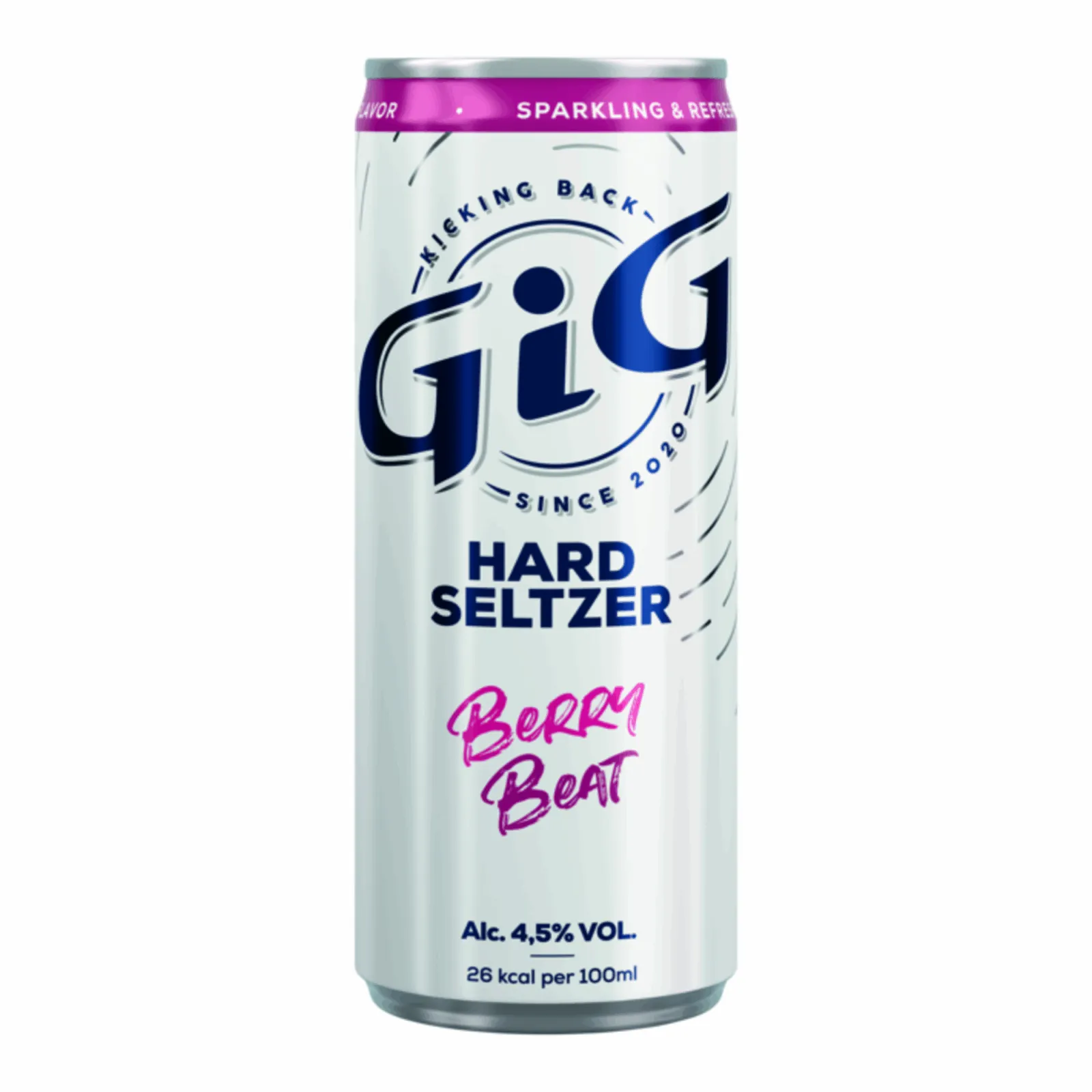 GiG Hard Seltzer Berry Beat blik (12x 25cl)