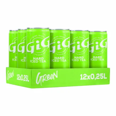 Gig Hard Iced Tea Green blik (12x 25cl)