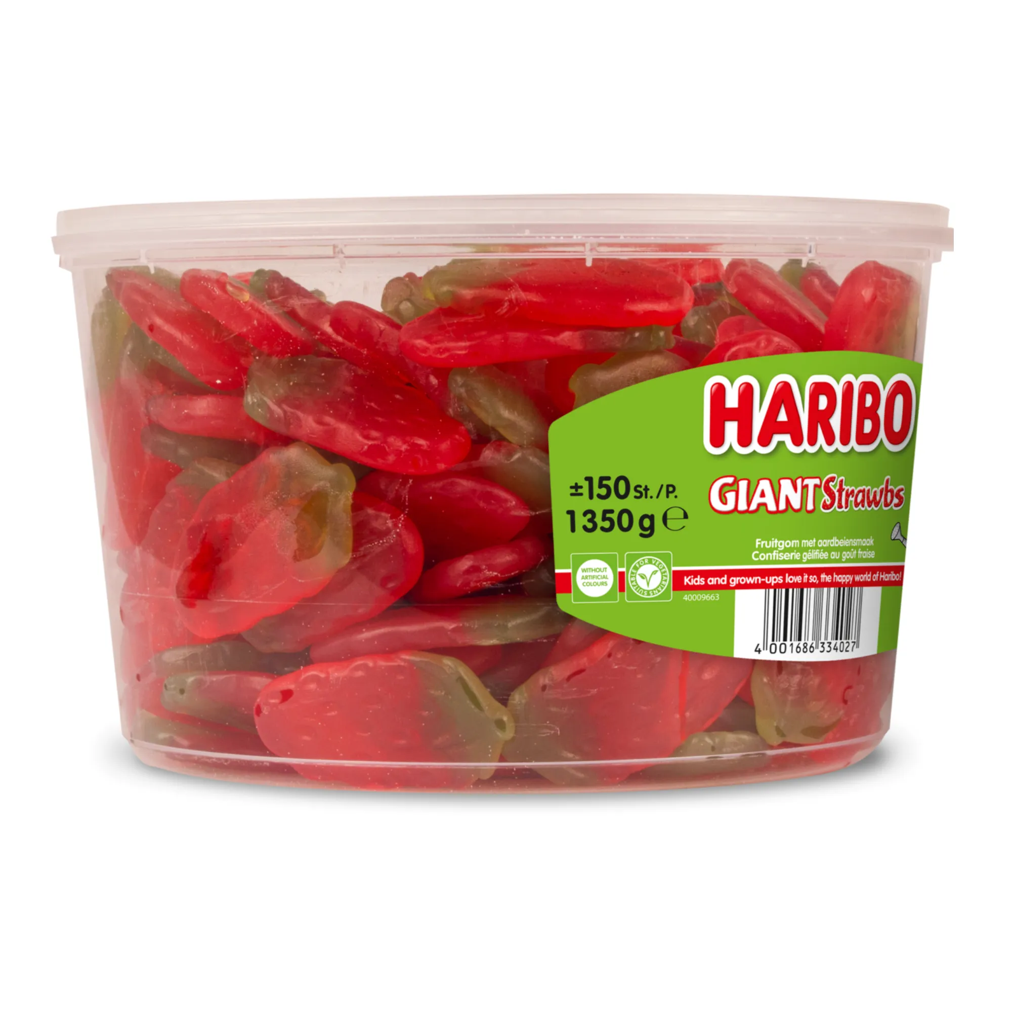 Haribo Aardbeien (150 stuks)