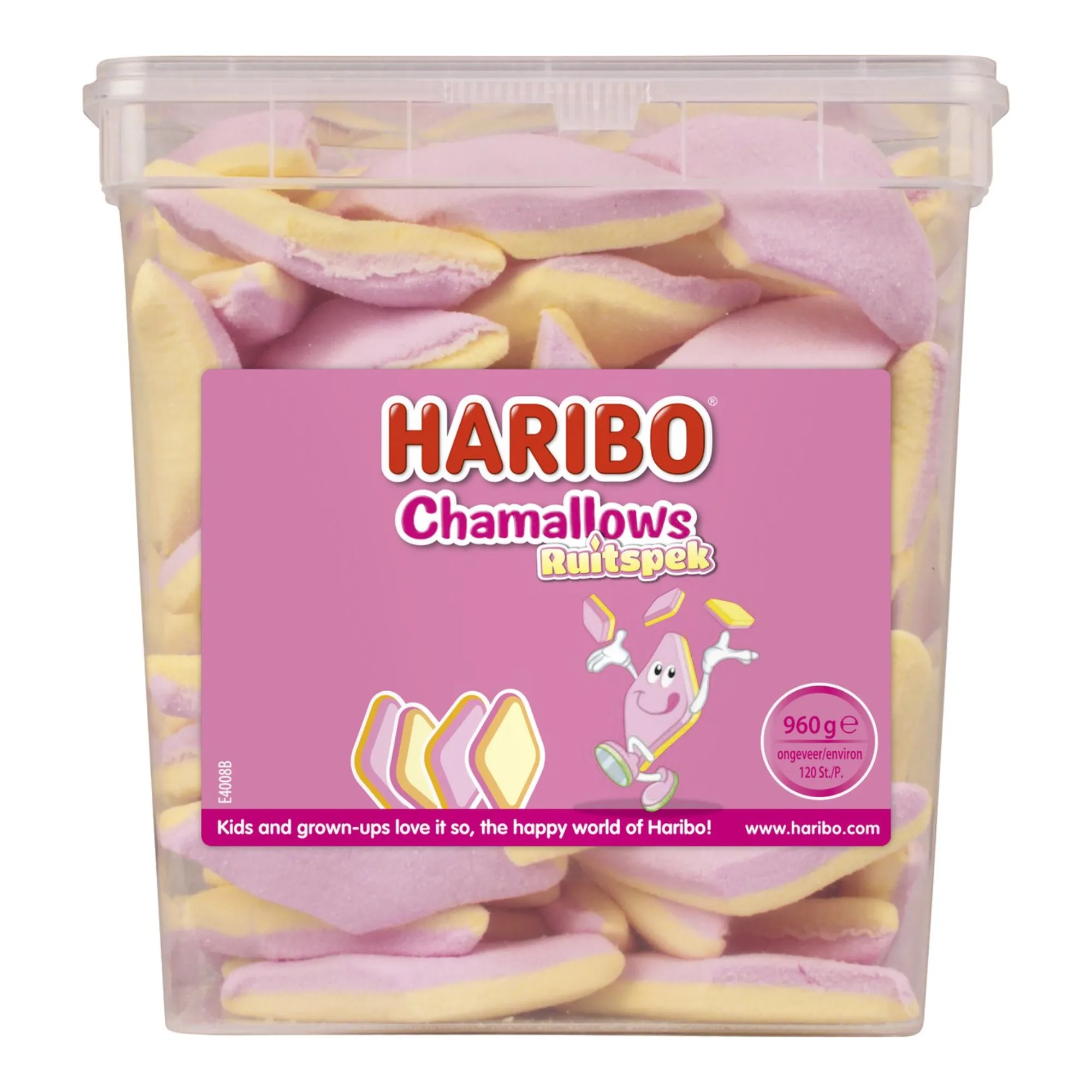 Haribo Chamallows Ruitspek (120 stuks)