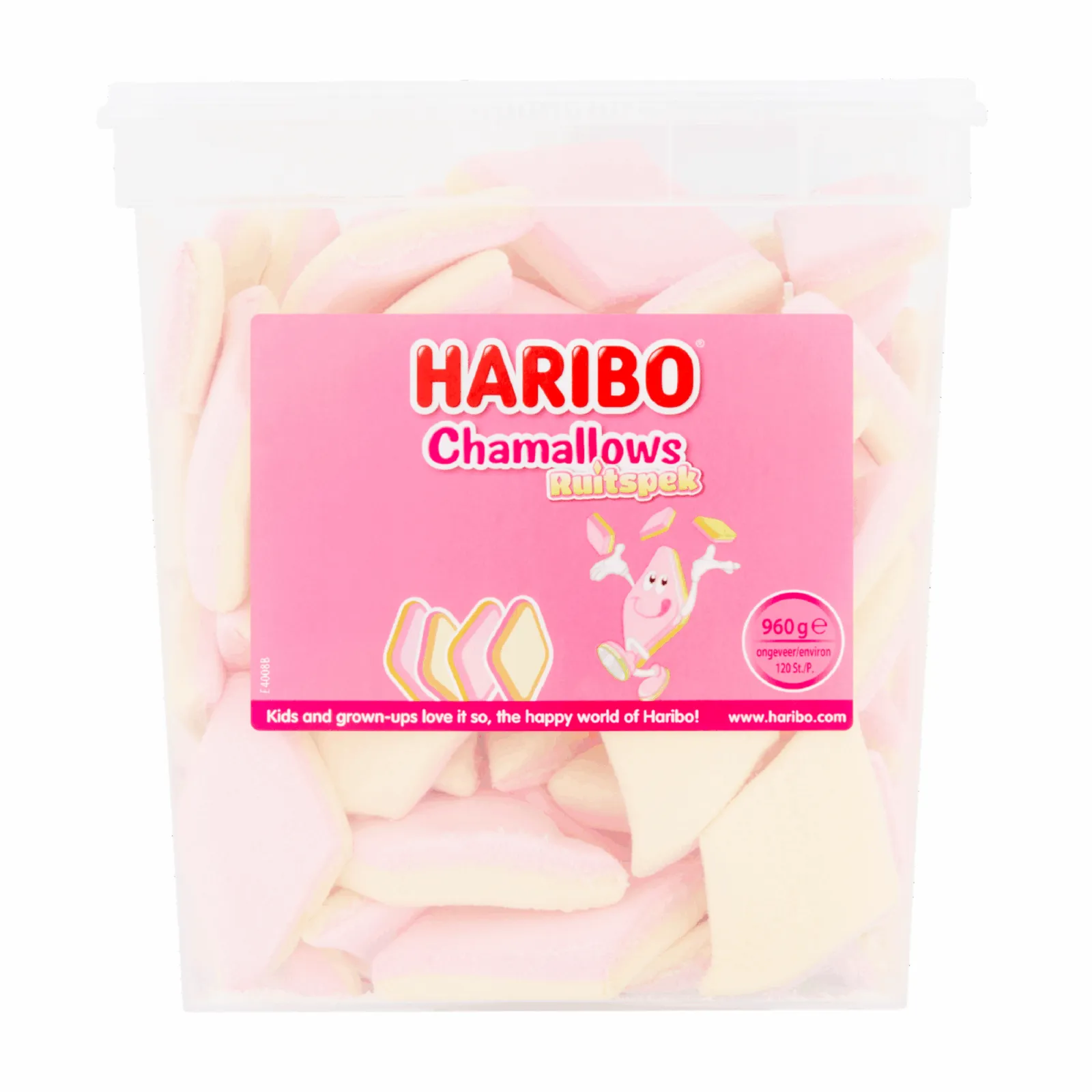 Haribo Chamallows Ruitspek (120 stuks)
