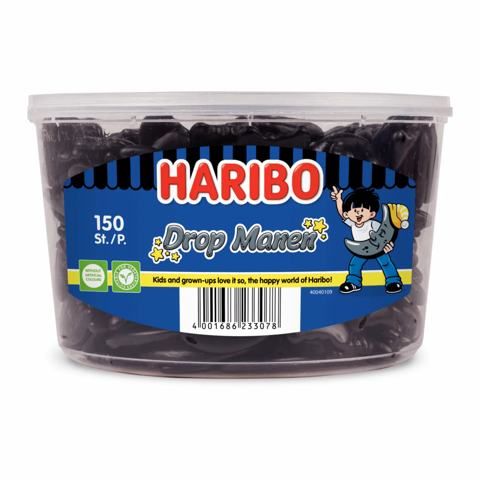 Haribo Drop Halve Manen (150 stuks)