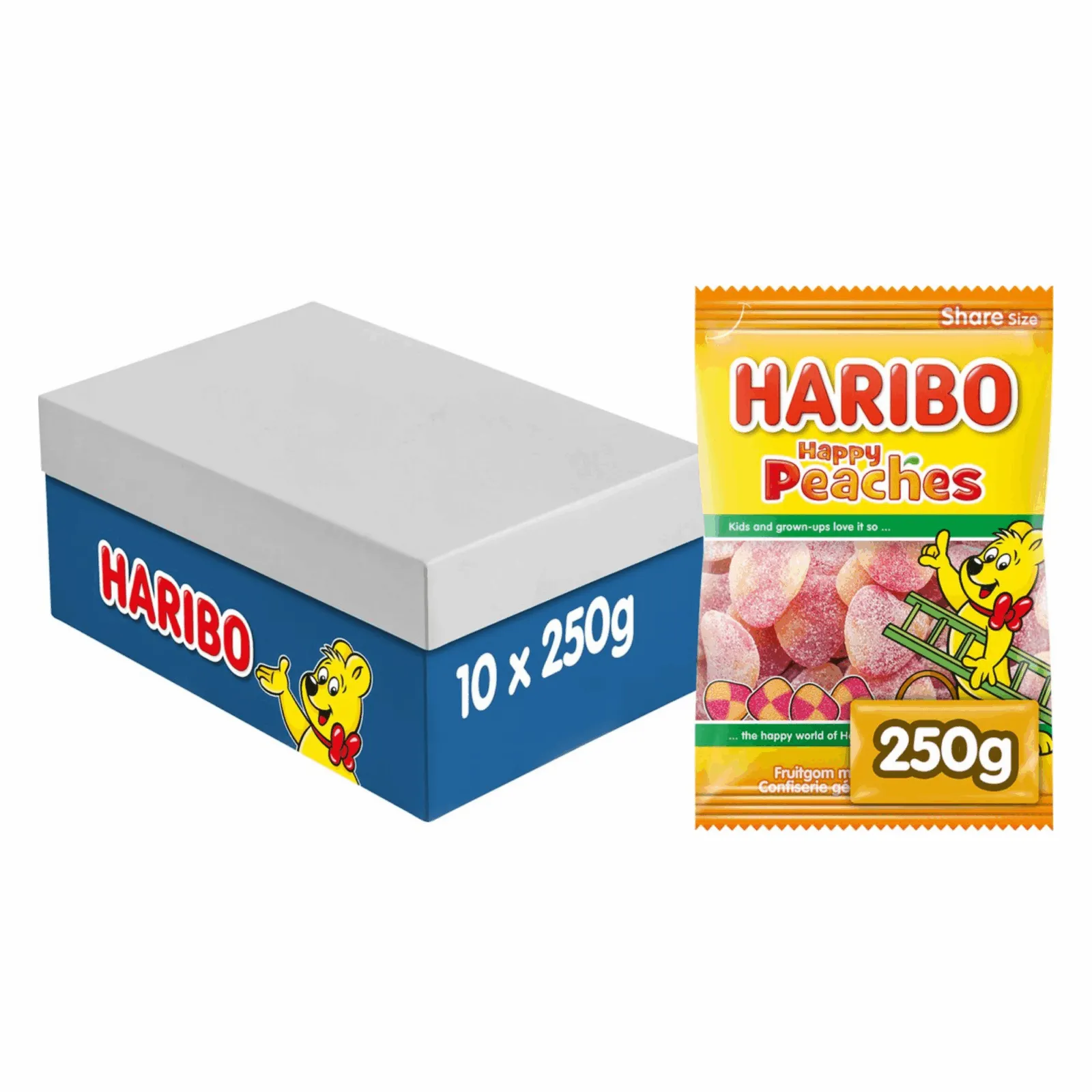 Haribo Perziken Zak (10x 250gr)