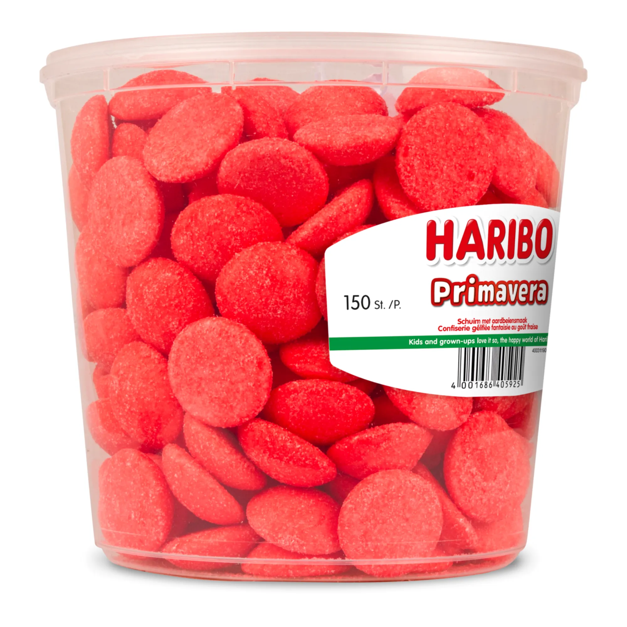 Haribo Schuim Primavera Aardbeien (150 stuks) - Afbeelding 3