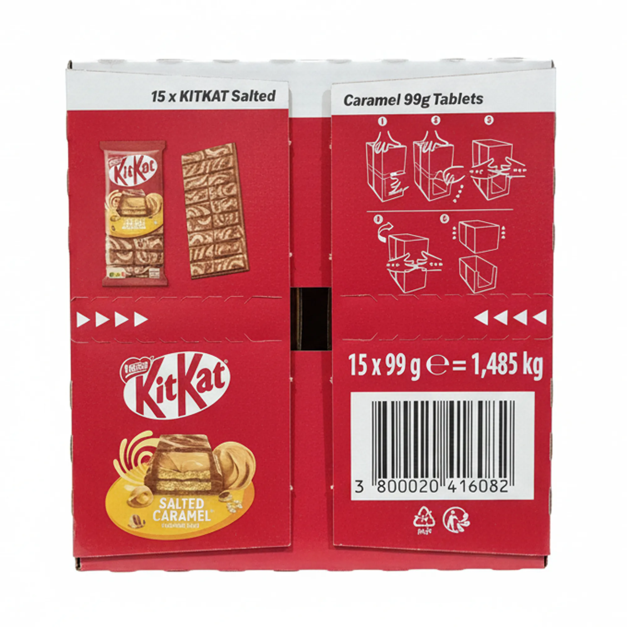Kitkat Tablet Salted Caramel (15x 99g) doos
