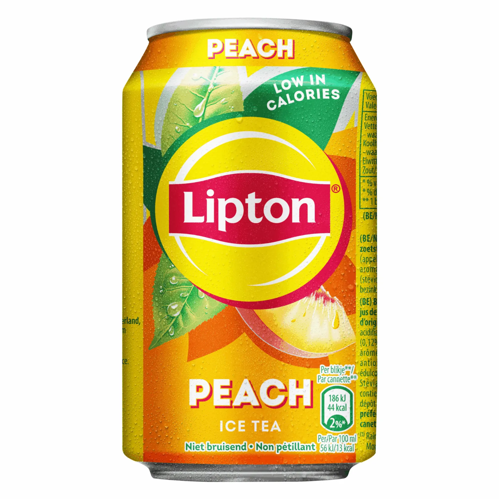 Lipton Ice Tea Peach No Bubbles Blik (24x 33cl)