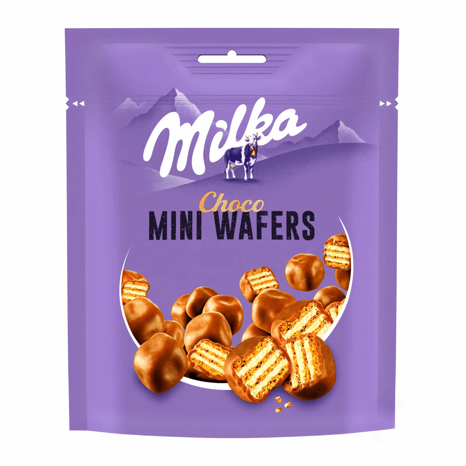Milka Mini Wafers doosje (8x 110g) zakje