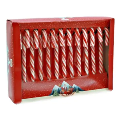 Candy Canes Rood-Wit doosje (12 stuks)