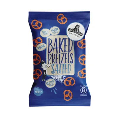 John Altman baked pretzels mini zak 60 gr