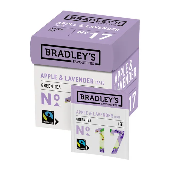 Bradley’s Favourites Green Tea Apple Lavender No. 17 (72x 1,75g)