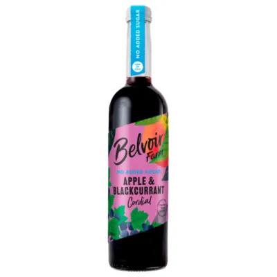 Belvoir No Added Sugar Apple &Amp; Blackcurrant Cordial (6X 500ml)