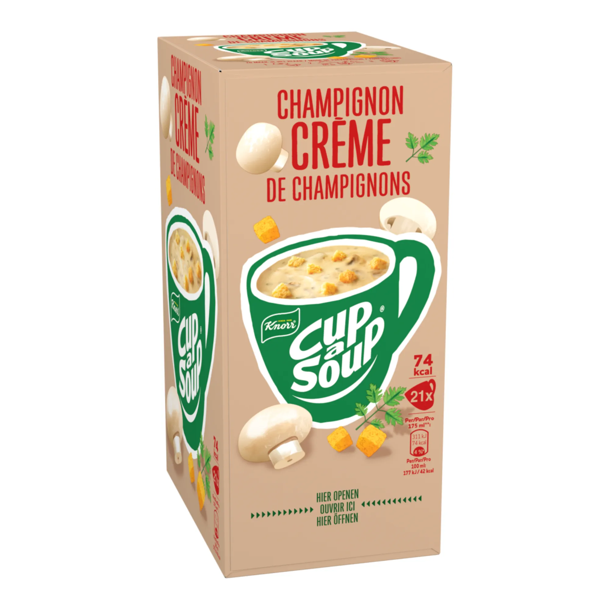 Knorr Cup-a-Soup Champignon Créme (21x 175ml)