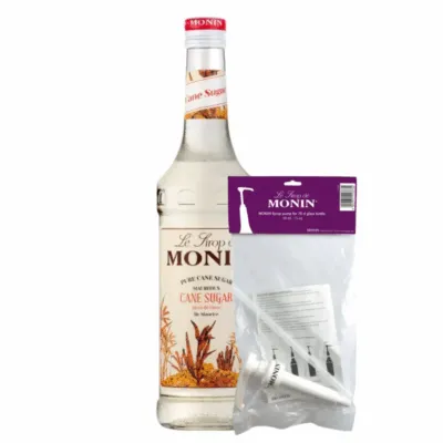 Monin Siroop Rietsuiker (70 cl) + Monin Siroop Pompje (10ml)