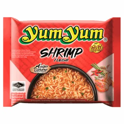 rode zak noodles vooraanzicht
