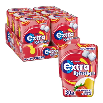 Extra Bottle Refreshers Strawberry Lemon (6x 67gr)