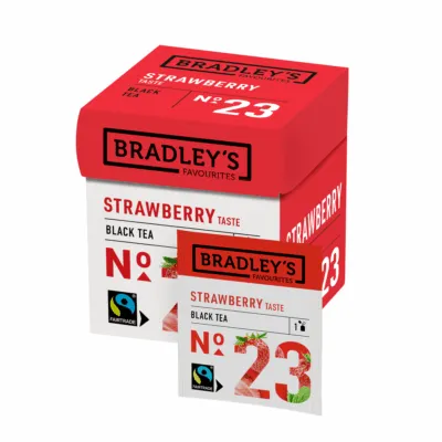 Bradley's Favourites Black Tea Strawberry No. 23 (72x 2g)
