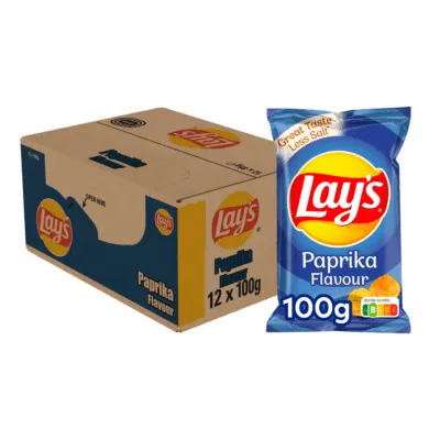 Lays Chips Paprika (12x 100g) (2)