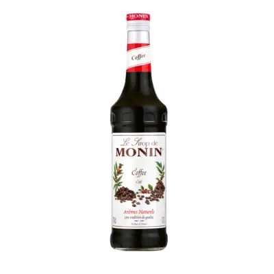 bruin fles Monin etiket voorkant siroop