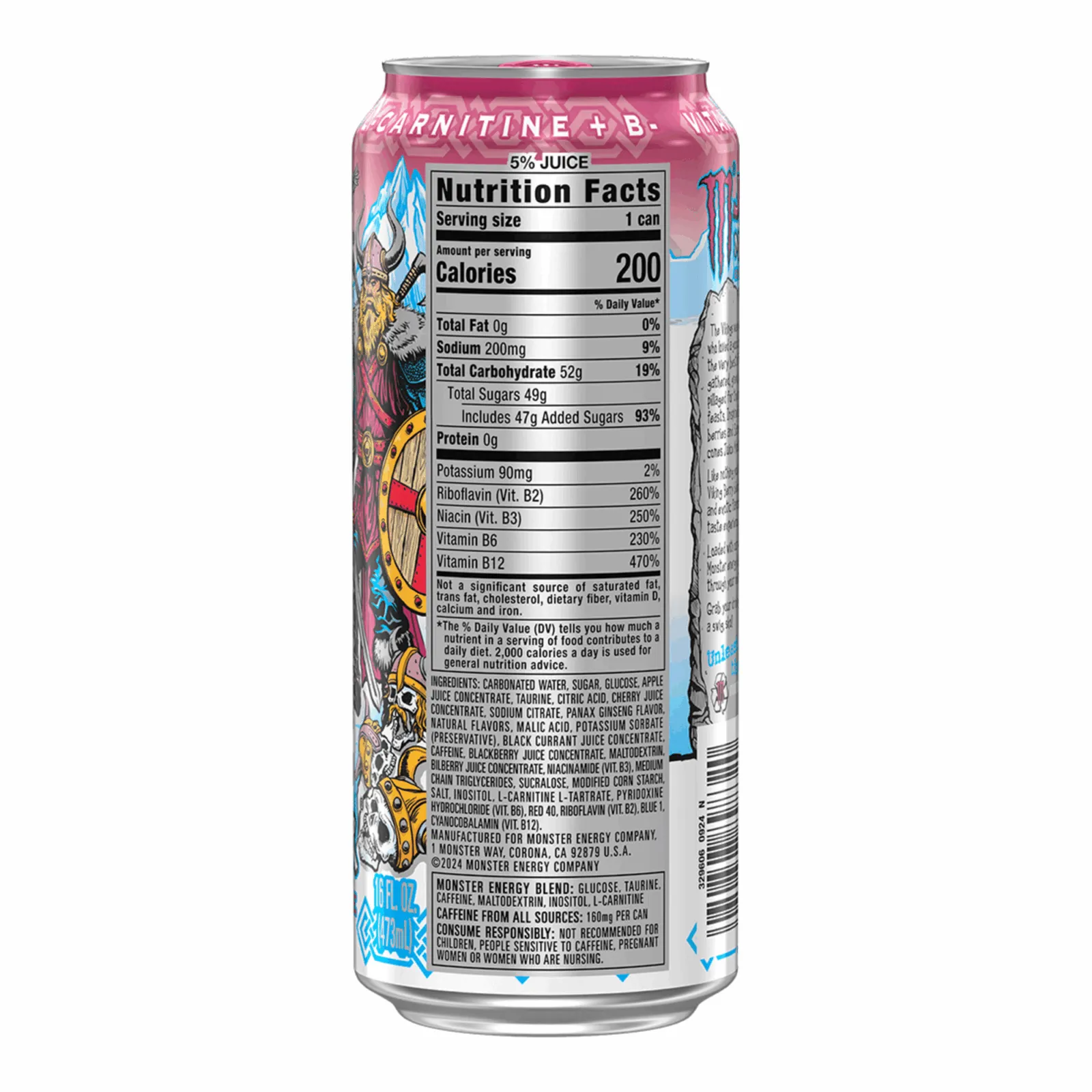 Monster Energy Juice Viking Berry blik (12x 500ml)