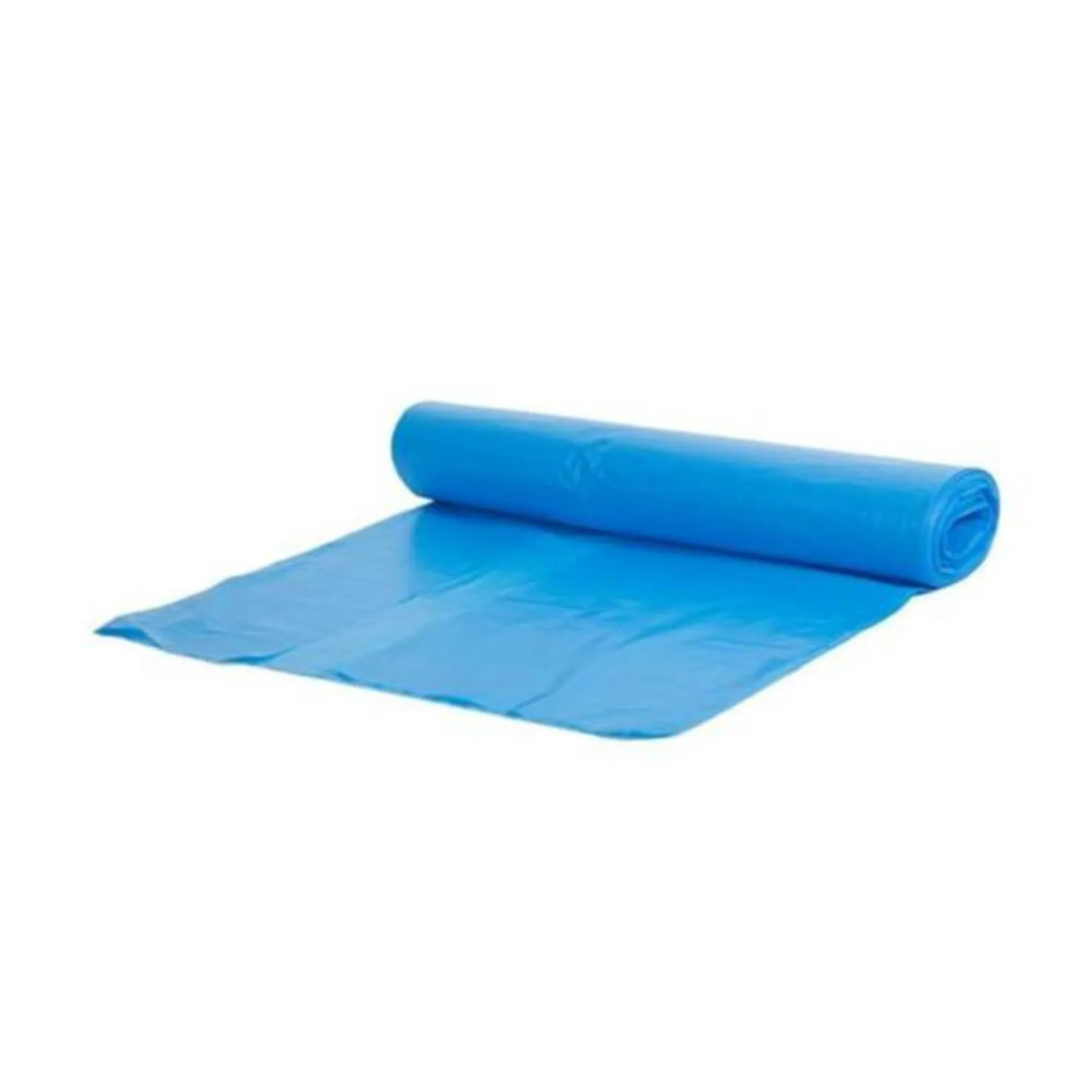 Afvalzak blauw liggend voorkant