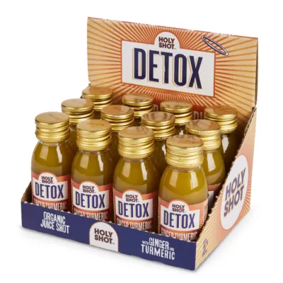 Holyshot Detox Ginger Turmeric BIO flesje (12x 60ml)