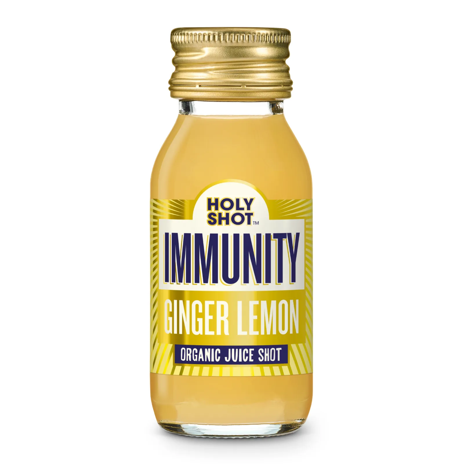Holyshot Immunity Ginger Lemon BIO flesje (12x 60ml)