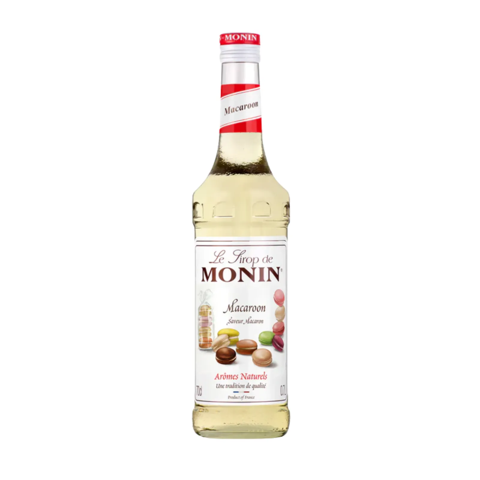 geel siroop fles glas Monin voorkant