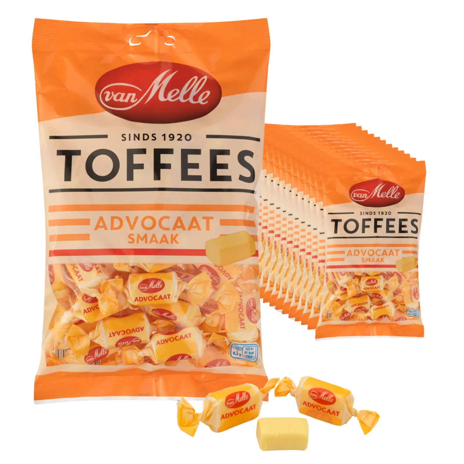 Van Melle Toffees Advocaat Vegan (12x225gr)