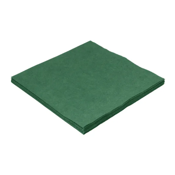 Servet Groen 2-laags 33x 33cm (100 stuks)