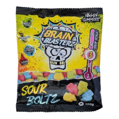 zakje snoep sour zuur voorkant