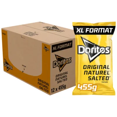 Doritos Naturel Tortilla Chips (12x 455gr)