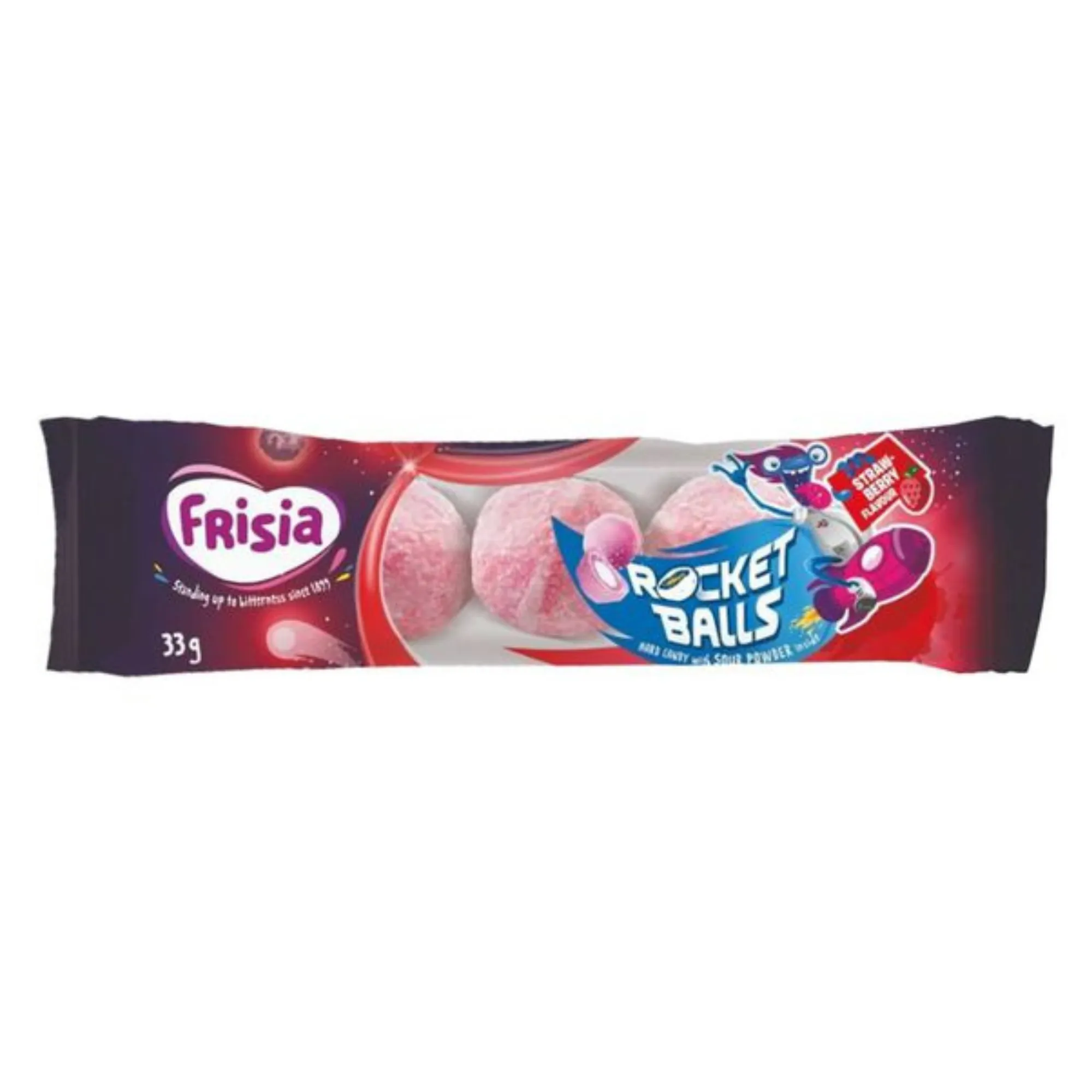 5-pack zakje roze zure ballen voorkant