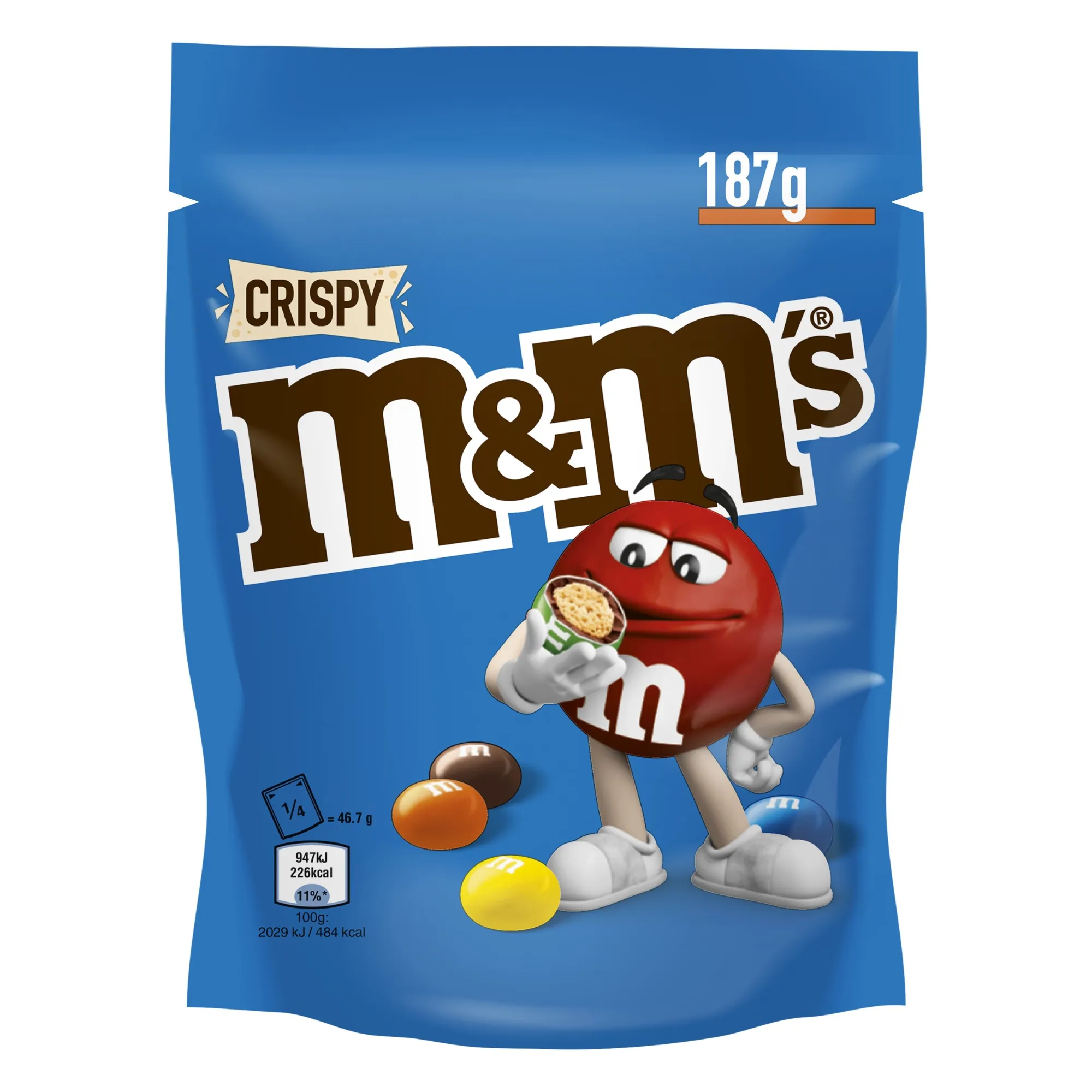 M&M’s Crispy Zak (12x 187gr)