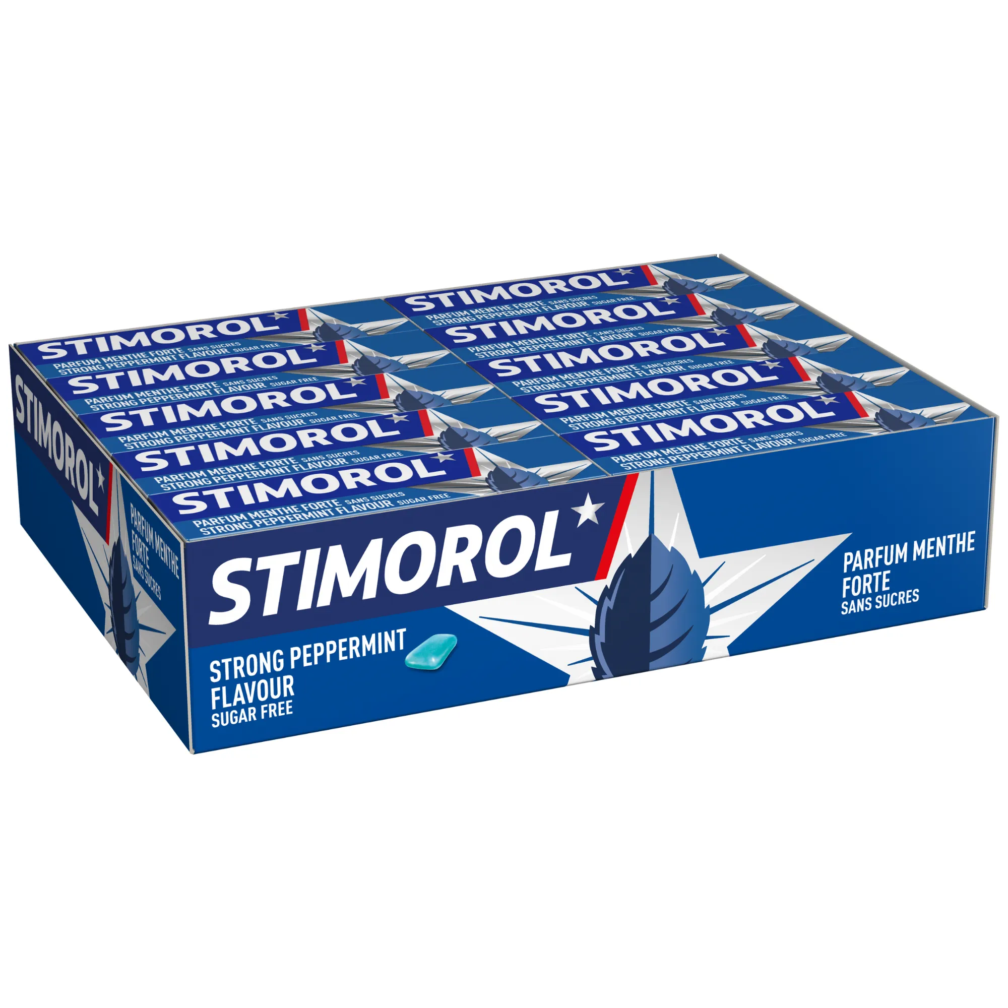 Stimorol display blauw voorkant