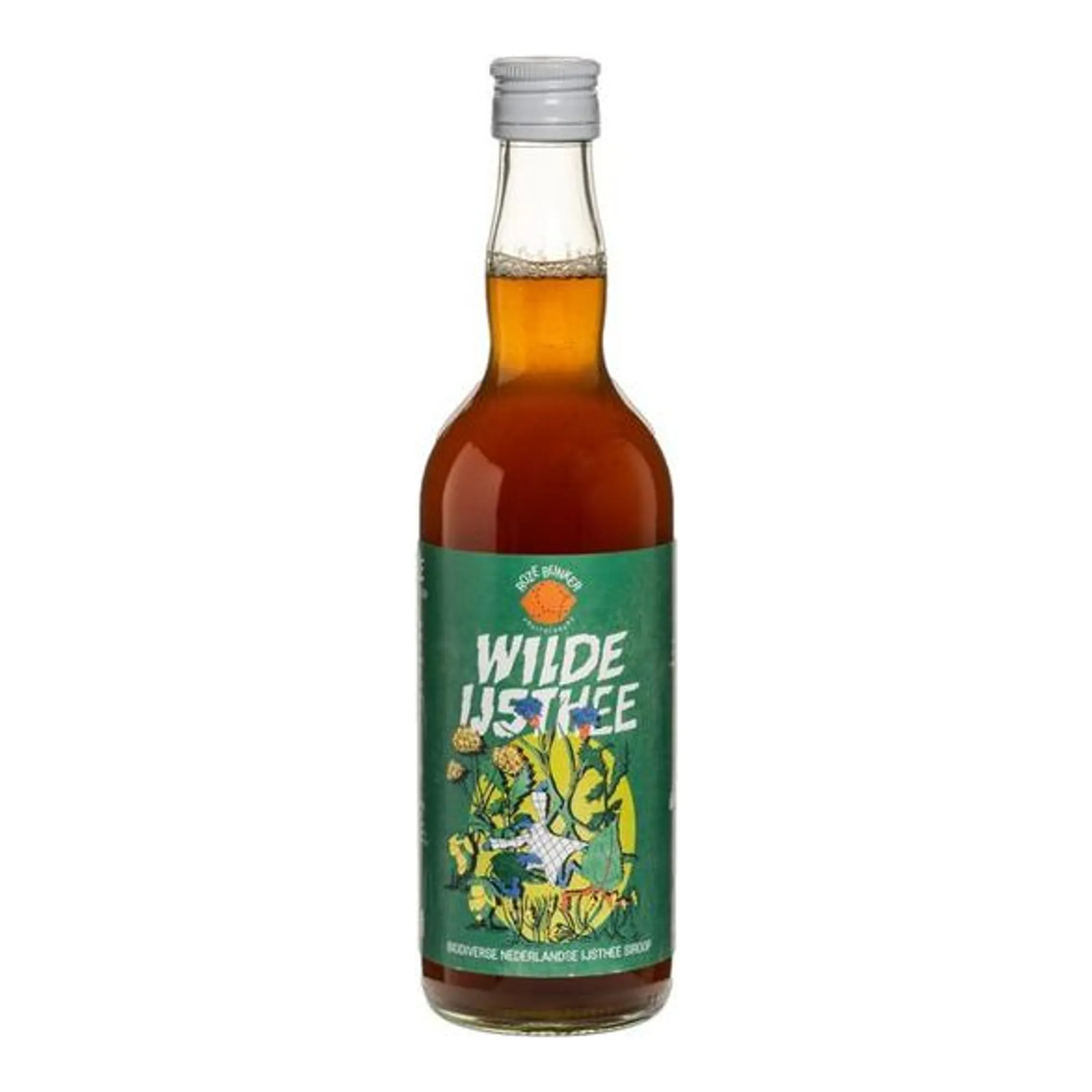 Roze Bunker Wilde IJsthee Siroop (6x 700 ml)