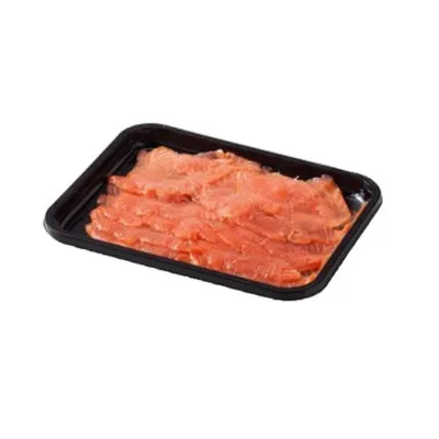 Zalm zijde ambachtelijk gerookt getrancheerd 500 gr