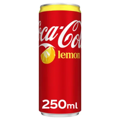 Coca-Cola Lemon blik voorkant