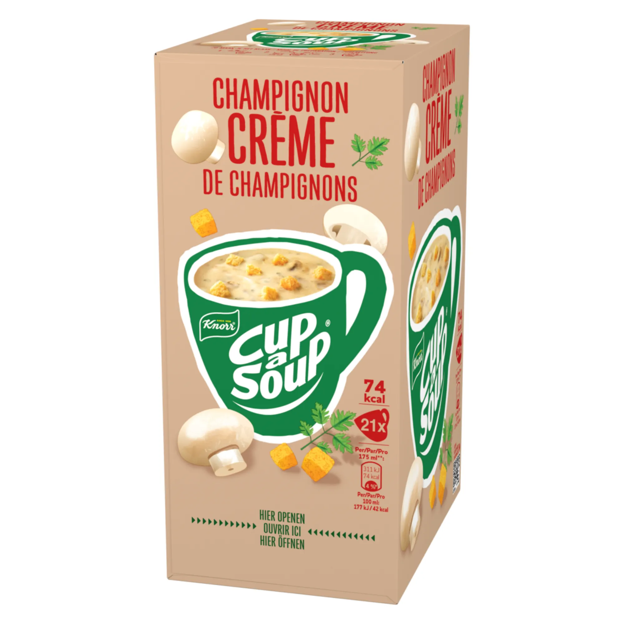 Knorr Cup-a-Soup Champignon Créme (21x 175ml)