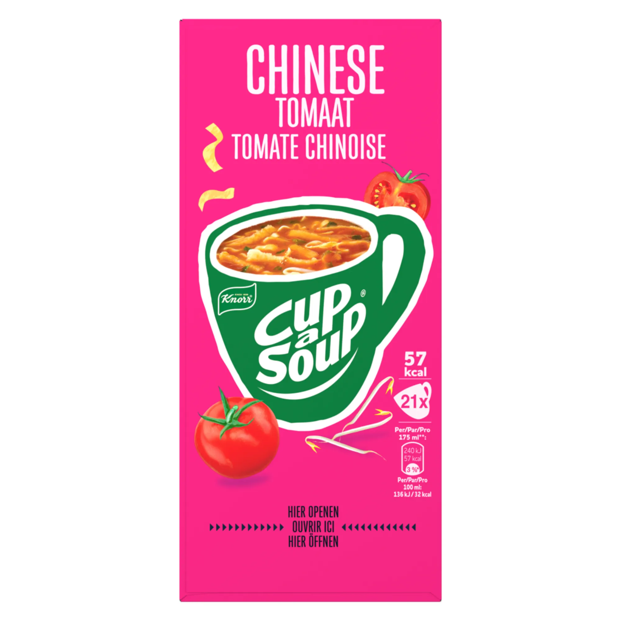 Knorr Cup-a-Soup Chinese Tomaat (21x 175ml)