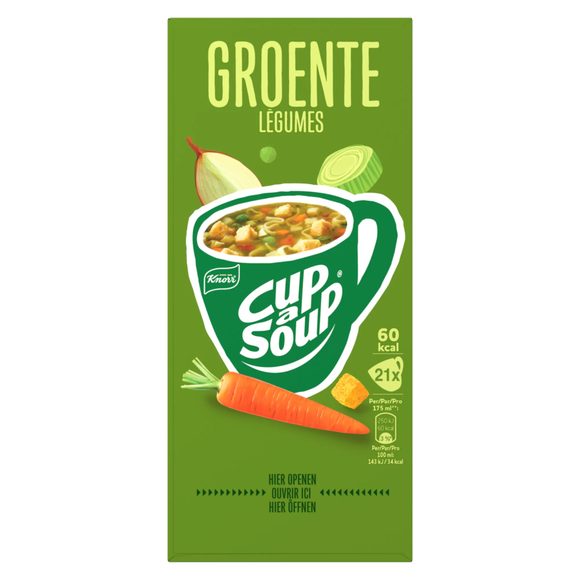 Knorr Cup-a-Soup Groente (21×175 ml)