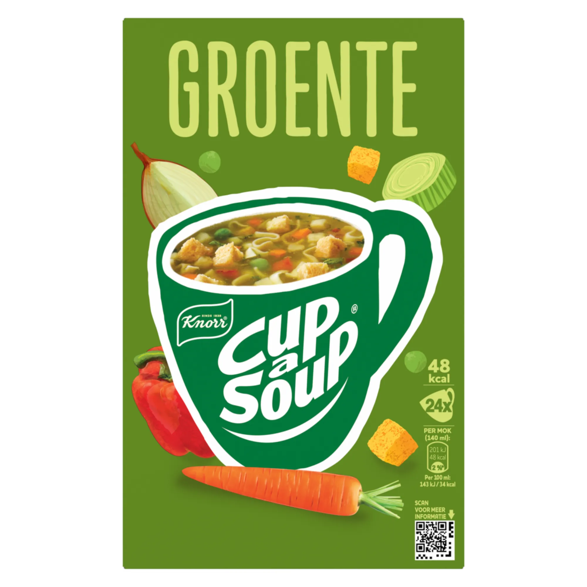 Knorr Cup-a-Soup Groente (24×140 ml)