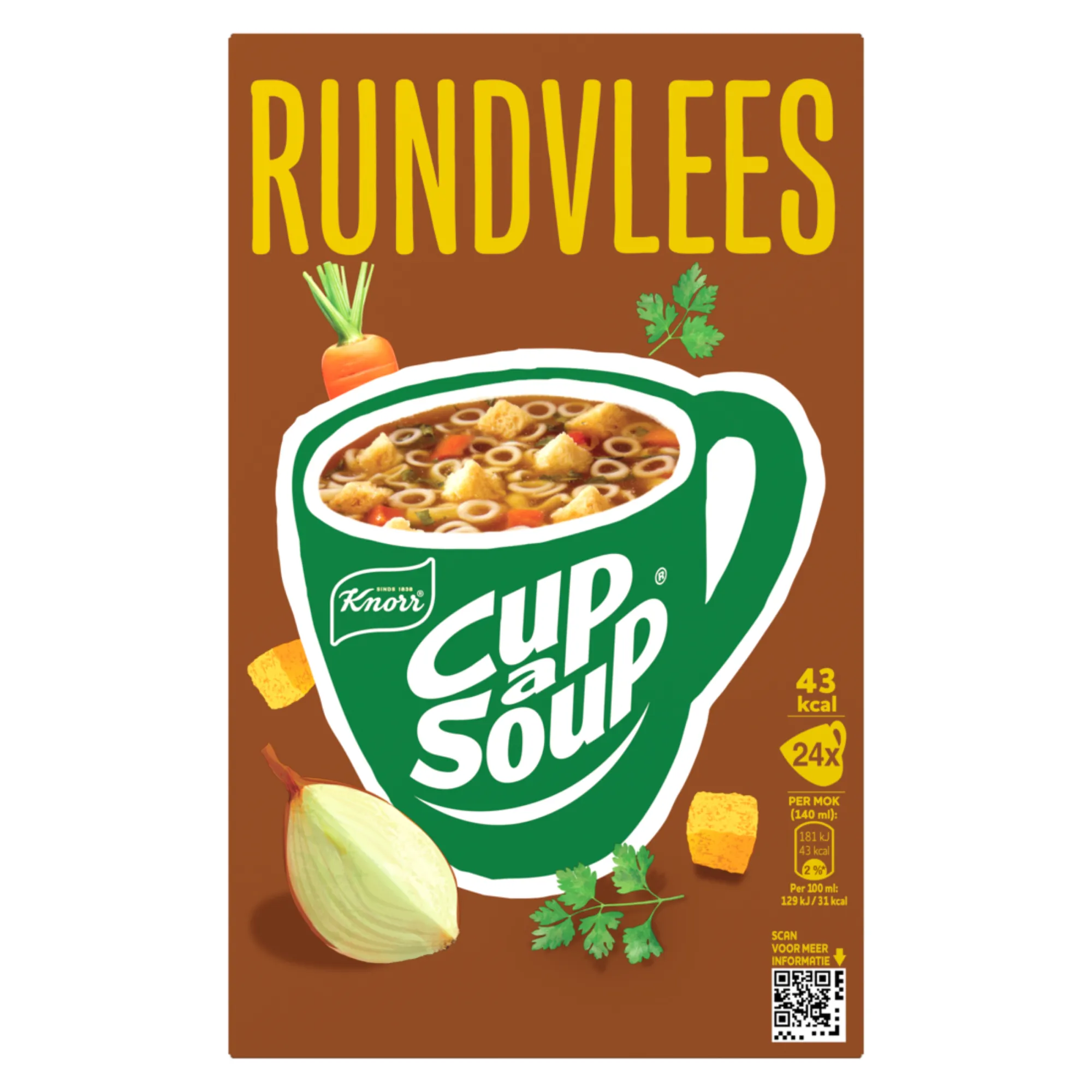 Knorr Cup-a-Soup Rundvlees (24x 140ml)